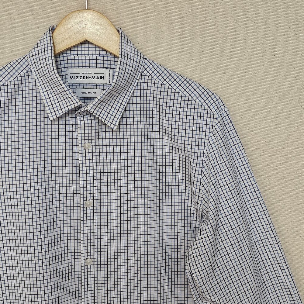 Mizzen+Main Leeward Button Down Trim Fit M